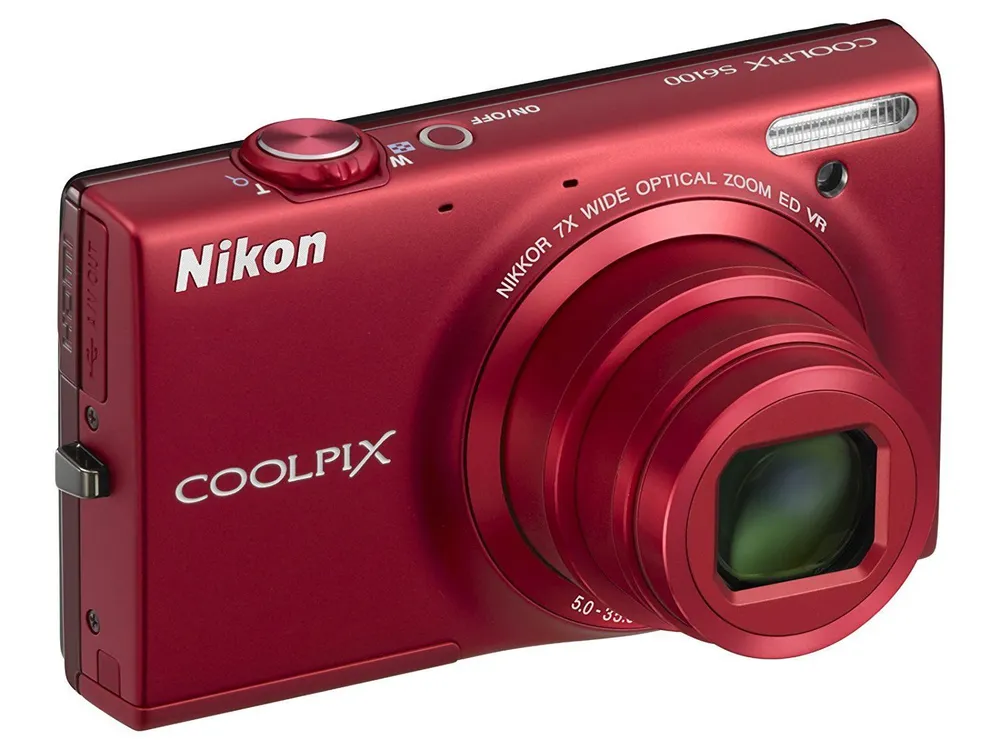 Фотоаппарат Nikon Coolpix S6150,красный