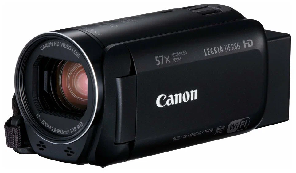 Видеокамера Canon LEGRIA HF R86,черный