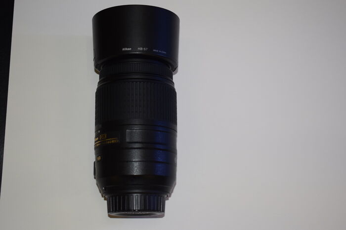 Объектив Nikon 55-300mm f/4.5-5.6G ED DX VR AF-S Nikkor, черный Ресейл