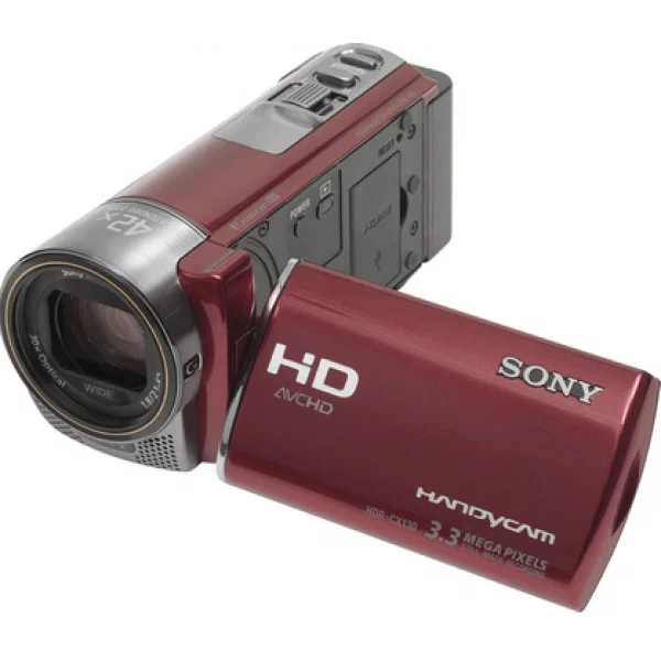 Видеокамера Sony HDR-CX130E,красный