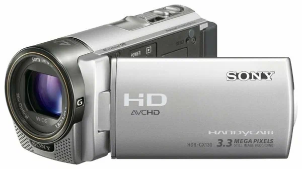 Видеокамера Sony HDR-CX130E,серебро