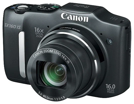 Фотоаппарат Canon PowerShot SX160 IS,черный