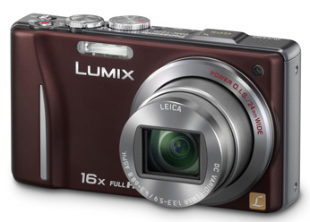 Фотоаппарат Panasonic Lumix DMC-TZ20,коричневый