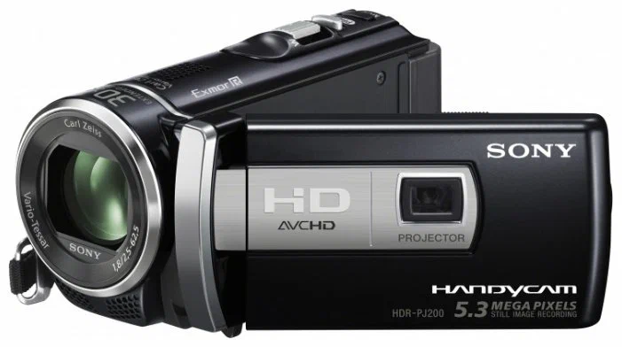 Видеокамера Sony HDR-PJ200E,черный