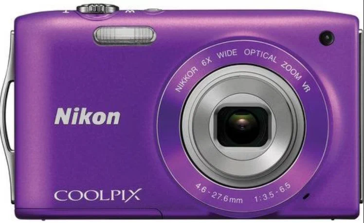 Фотоаппарат Nikon Coolpix S3300, фиолетовый