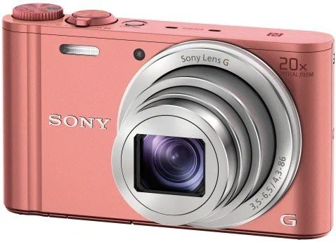 Фотоаппарат Sony Cyber-shot DSC-WX350, розовый