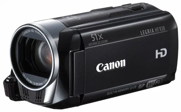 Видеокамера CANON LEGRIA HF R38,черный