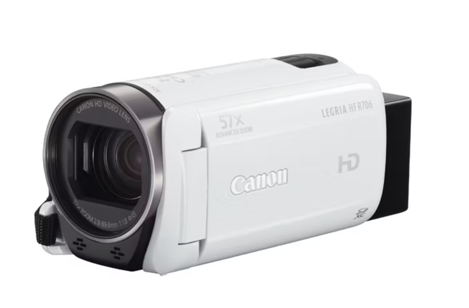 Видеокамера Full HD Canon Legria HF R706 белый