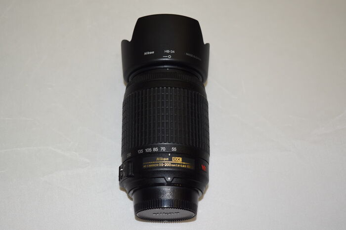 Объектив Nikon AF-S DX 55-200mm F4.0-5.6G IF-ED VR Zoom-Nikkor Ресейл