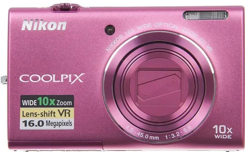 Фотоаппарат Nikon Coolpix S6200 Розовый