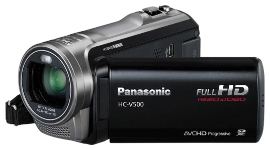 Видеокамера Panasonic HC-V500, черный